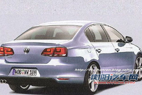 新款迈腾效果图