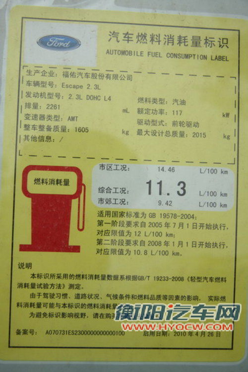 福特(进口) 翼虎