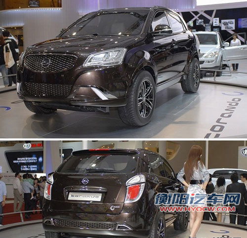 瞄准现代ix35 双龙C200SUV无伪谍照解读