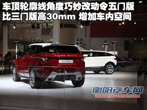 路虎 揽胜-极光 Evoque  五门版