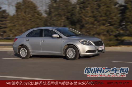操控为纲 小试6MT铃木凯泽西