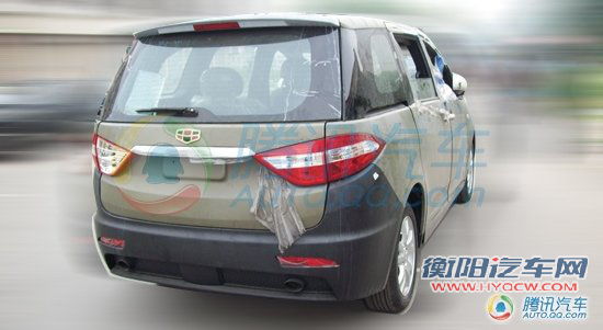内战升级 帝豪全新MPV车型EV8试装车曝光