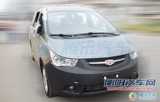 内战升级 帝豪全新MPV车型EV8试装车曝光