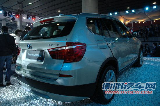 尺寸加大 全新一代宝马X3车展国内首发