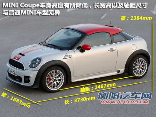 MINI Coupe JCW官图解析 史上最快MINI