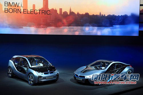 BMW i3与BMW i8概念车 全球首次亮相-图