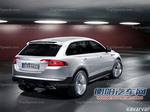 捷豹SUV效果图曝光 与揽胜极光同平台