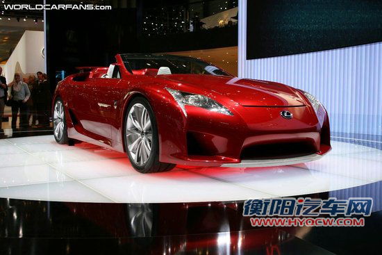 雷克萨斯新车计划曝光 LF-A推敞篷版车型