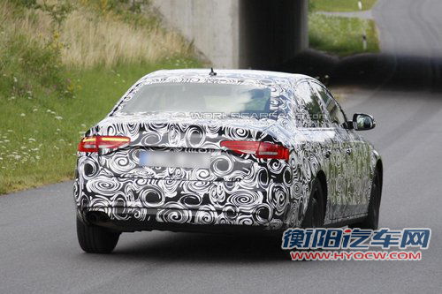 2012款奥迪A4全新改款谍照 年底正式发布