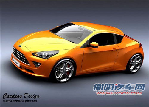造型很动感 新一代福克斯COUPE假想图