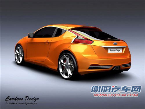 造型很动感 新一代福克斯COUPE假想图