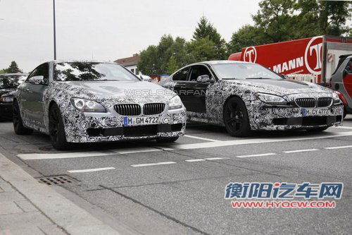2012款宝马M6硬顶跑车谍照 两种配色现身