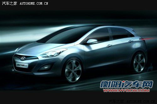 法兰克福车展发布 全新现代i30预告图曝光