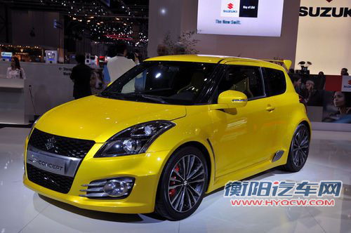 铃木雨燕SPORT官方图发布 配备1.6L/6MT 