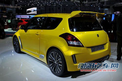 铃木雨燕SPORT官方图发布 配备1.6L/6MT 