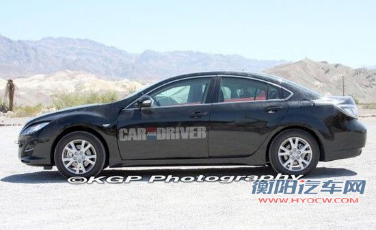 技术来自丰田 2013款马自达6混动版谍照曝光