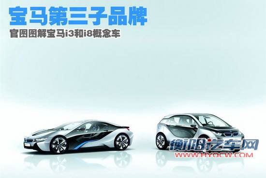 宝马第三子品牌 官图图解i3/i8概念车