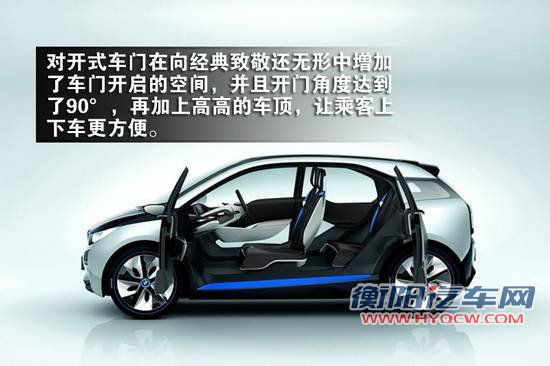 宝马第三子品牌 官图图解i3/i8概念车