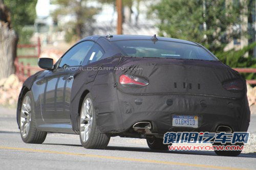 新现代劳恩斯酷派谍照 小改款/2.0T引擎