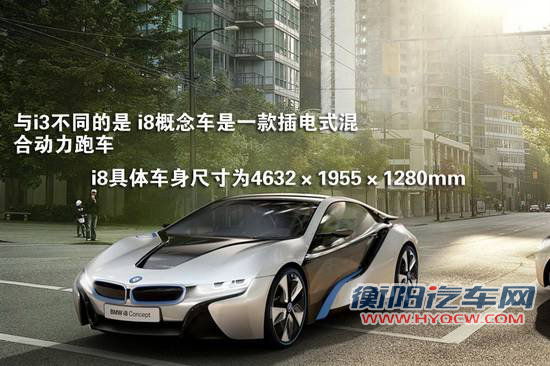 宝马第三子品牌 官图图解i3/i8概念车