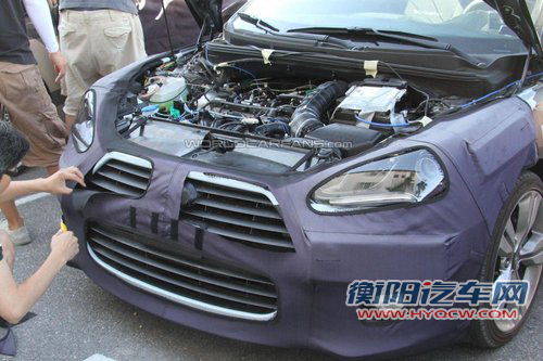 现代飞思性能版谍照 采用1.6升增压引擎