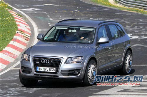 奥迪Q6底盘测试车谍照 或将2014年发布