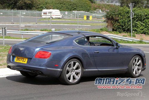 宾利新款欧陆GT清晰谍照 法兰克福将首发