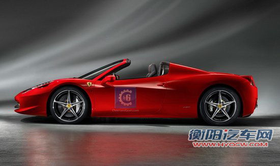 法拉利458 Spyder官图泄露 采用硬顶设计