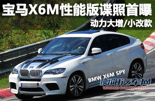宝马X6M性能版谍照首曝 动力大增/小改款