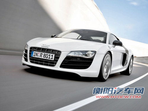 疑似奥迪新R8前脸谍照 采用三角形LED大灯