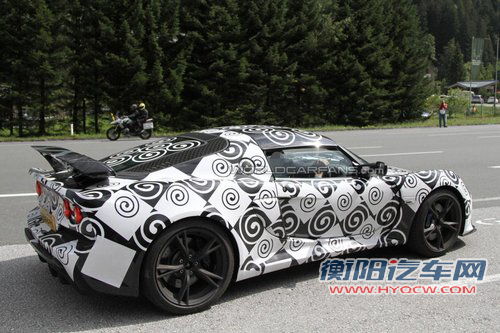 莲花超跑新谍照 法兰克福首发/3.5L引擎