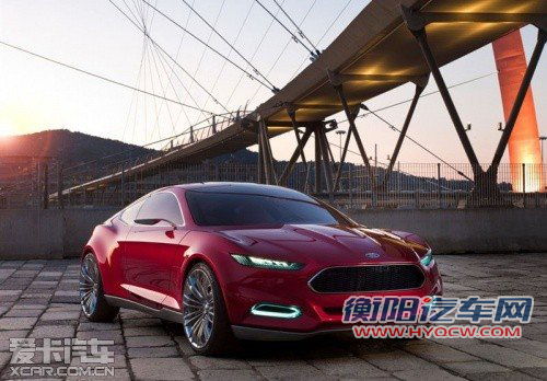 福特Evos法兰克福车展亮相 科技感十足 