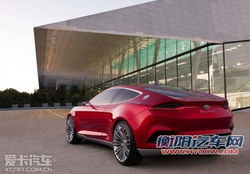 福特Evos法兰克福车展亮相 科技感十足 