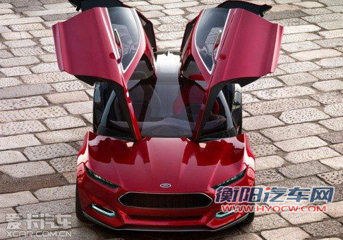 福特Evos法兰克福车展亮相 科技感十足 