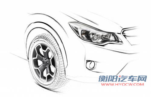 斯巴鲁全新车型XV实车图曝光 法兰克福首发