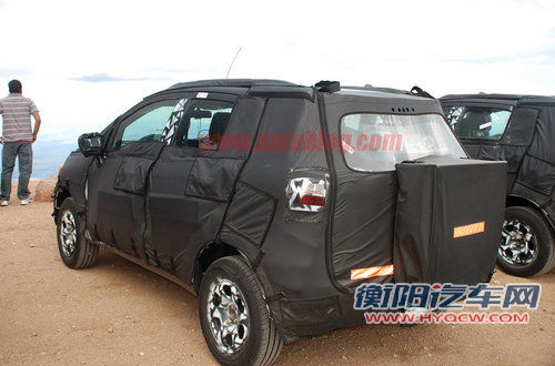 福特紧凑级跨界CUV谍照 与嘉年华同底盘