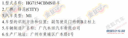 9月份第一批新车环保目录