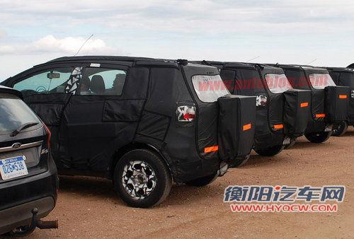 福特紧凑级跨界CUV谍照 与嘉年华同底盘