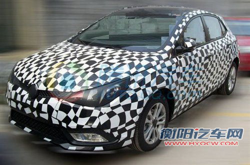 高低配内饰图露出 上汽MG5最新谍照曝光