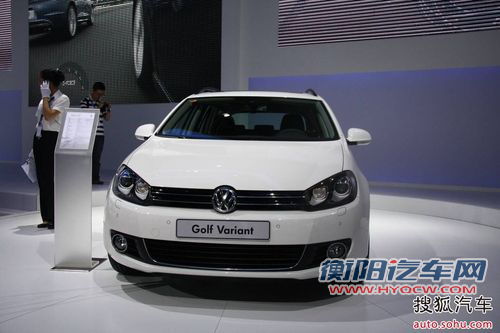 大众Golf Variant 成都车展实拍