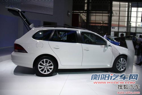 大众Golf Variant 成都车展实拍