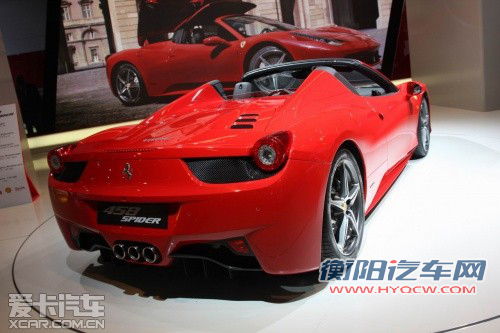 约196万元 法拉利458敞篷海外公布售价