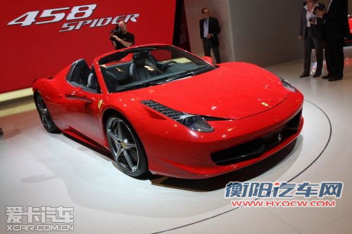 约196万元 法拉利458敞篷海外公布售价