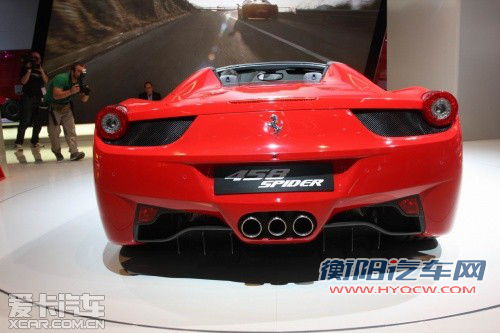 约196万元 法拉利458敞篷海外公布售价