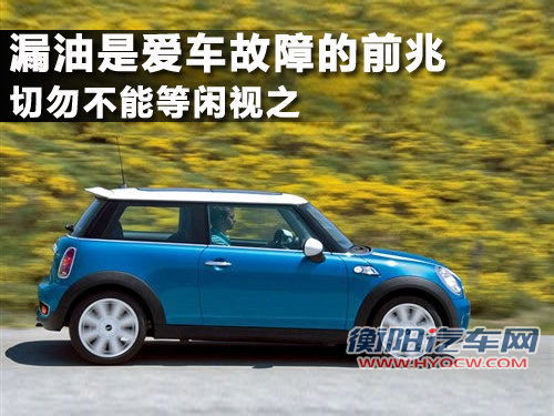 漏油是爱车故障的前兆 切勿不能等闲视之