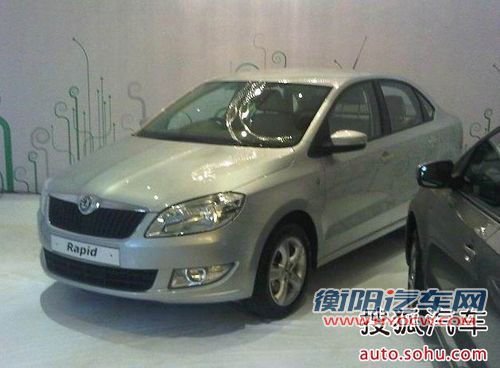 斯柯达Rapid实拍谍照