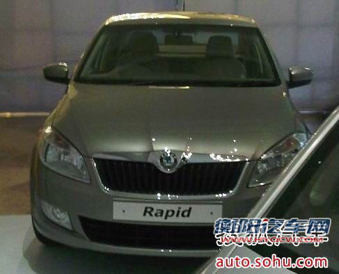 斯柯达Rapid实拍谍照