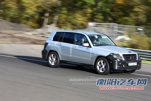 新款奔驰GLK谍照首曝 V6引擎/日内瓦发布 新款奔驰GLK谍照首曝 V6引擎/日内瓦发布
