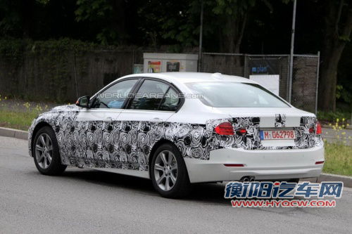 加长迹象明显 华晨宝马全新3系路试谍照