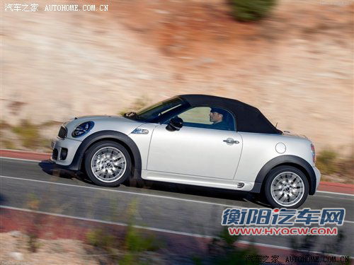 手动软顶棚设计 MINI ROADSTER官图发布